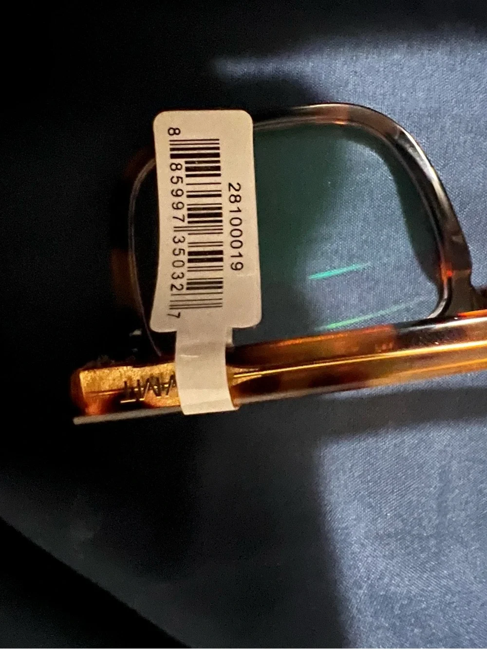 MVMT blue light Tortoiseshell Square Glasses NWT